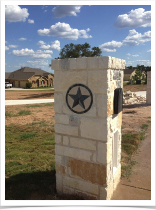 12" Texas Stars work well for mailbox adornment, too!